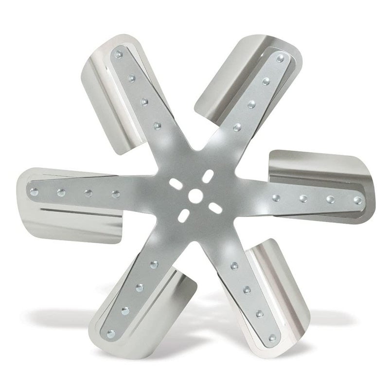 Flex-A-Lite 6-Blade Belt Driven Flex Fan, 16 inches, Silver (2016 / 101254)